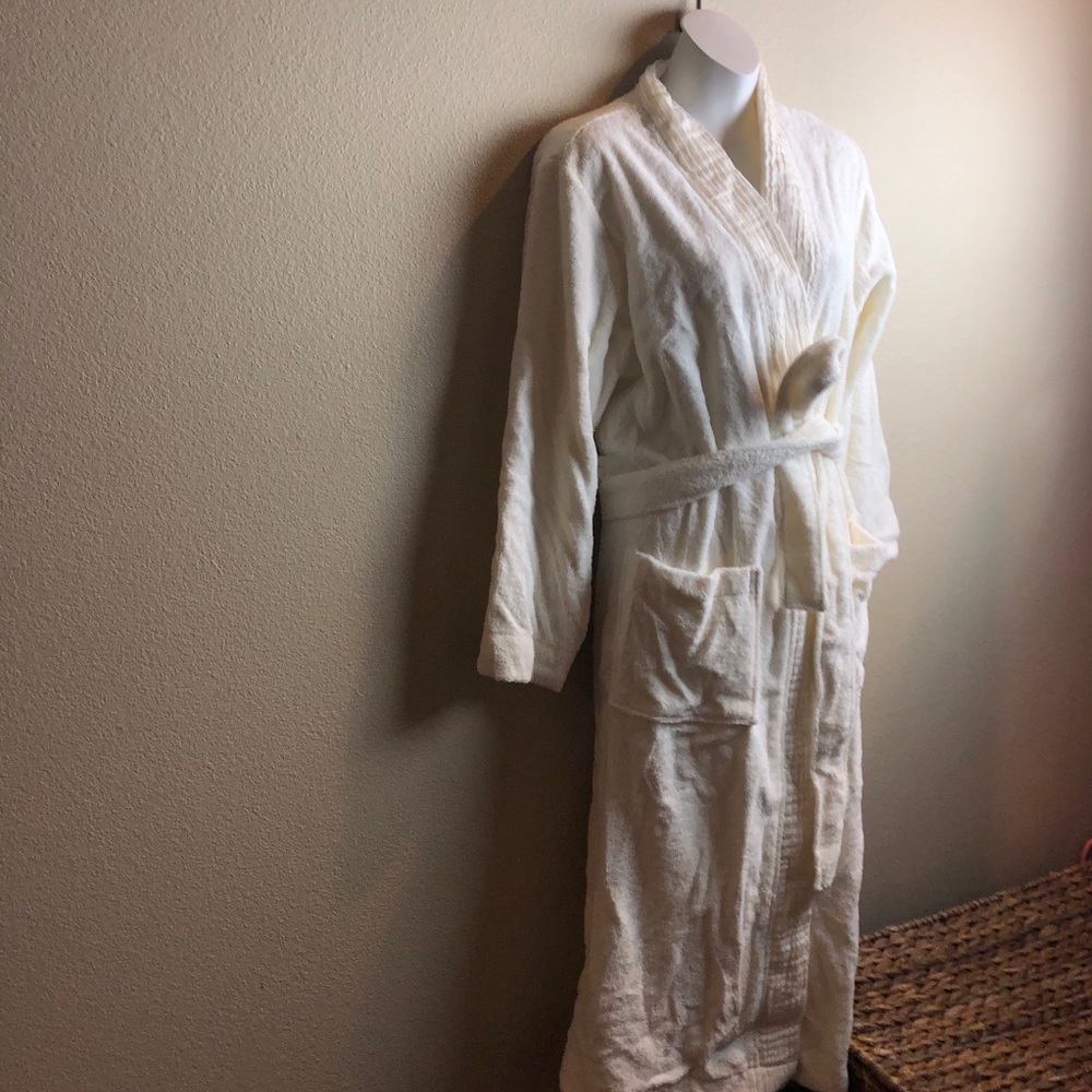 Pure Fiber Turkish Robe Cream Size  S/M